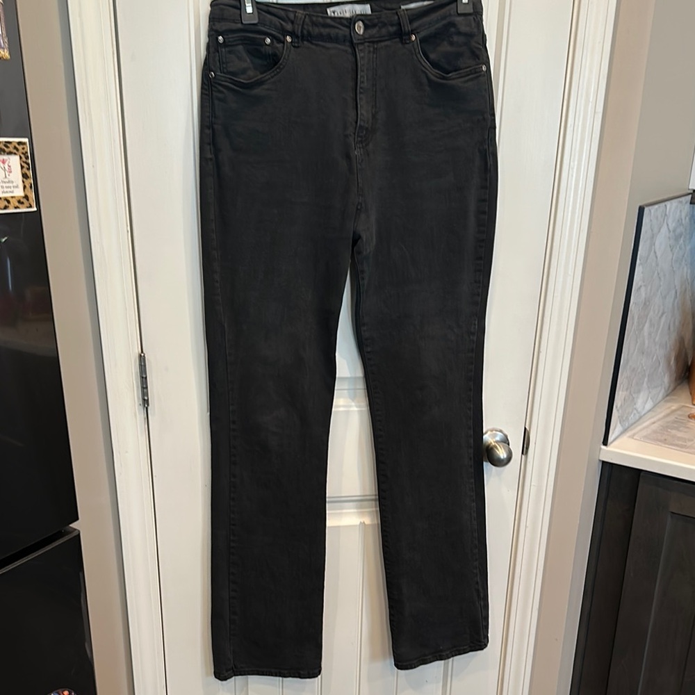 Women's Black Jeans. Brittany high-rise boot cut made by American tall.